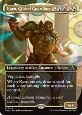 MTG FRA R Karn, Gilded Guardian (Borderless) #316 NM picture