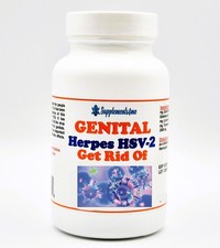 BEST HERBS FOR GENITAL HERPES HSV  1 & 2 WOMEN  - 120 CAPS - MADE IN USA picture