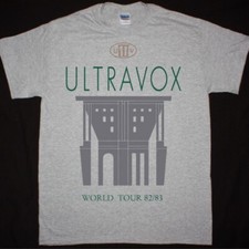 ULTRAVOX WORLD TOUR 82-83 NEW SPORTS GREY T SHIRT TN0349 picture