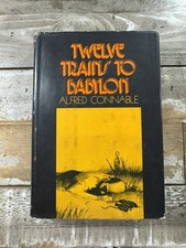 1971 Vintage Spy Novel “Twelve Trains to Babylon” Dust Jacket picture