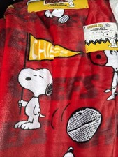 PEANUTS NFL SUPER SOFT PLUSH THROW NWT CHIEFS KANSAS CITY 60IN X 70IN picture