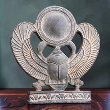 Rare Ancient Egyptian Unique Winging Scarab Pharaonic Egyptian Antiquities BC picture