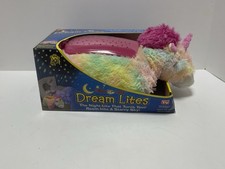 Pillow Pets Dream Lites Unicorn Rainbow Color Night Light Stars NOS 2013 Rare picture