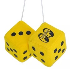 Moon Eyes Mooneyes Moon Fuzzy Dice Moon Fuzzy Dice MG878YE picture