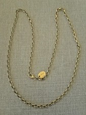 Rare Vintage MILANO CHARMS  Rolo Link Gold plated Sterling 20
