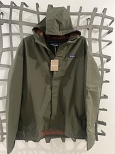 New Patagonia Men’s Jackson Glacier Rain Jacket Basin Green Large  NWT $249 picture