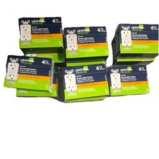 Leviton 20A 125V GFCI   M42-GFNT2-4W.                Receptacle Outlet White 4pm picture