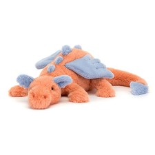Jellycat Persimmon Dragon Plush Toy with Warm Heart and Fiery Creativity NWT picture