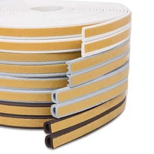 5m/10m Weather Stripping Door Seal Strip – Self-Adhesive Draft Stopper Tape Wind picture