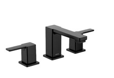 Moen TS6721BL 90 Degree Matte Black Two-Handle Widespread Bathroom Faucet picture