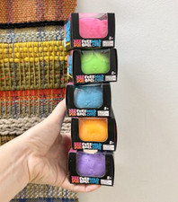 NeeDoh Wild Cats Fuzz Ball Complete 5 Color Set Schylling NEW NIB FAST SHIP cat picture