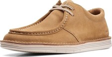 Clarks Forge Run 26157912 Men's 11.5 Dark Sand Suede Moc Toe Casual Shoes picture