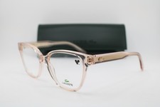 NEW LACOSTE L2944 272 CLEAR ROSE PINK AUTHENTIC EYEGLASSES 55-17 picture