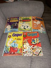 1970s Harvey Comics Lot Of 5 Casper The Friendly Ghost Comic Books A picture