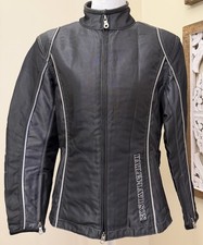 VTG 2004 HARLEY DAVIDSON WOMENS Riding Casual Jacket Full Zip Embroidered XS picture