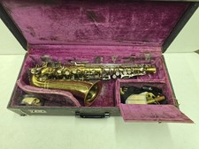 Vintage Collegiate By Frank Holton 566 Alto Saxophone W/ Case For Parts - 317374 picture