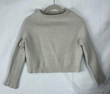 Ichi Antiques 100% Wool Sweater Off White Size Small Shrunken Fit picture