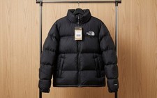New Men Black The North Face (700) Puffer Jacket (M,L) picture