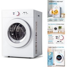 Feelfunn 1020W Portable Clothes Dryer 1.8 Cu.Ft. 4 Automatic Drying Modes picture