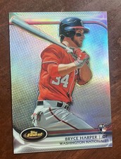 2012 Topps Finest Bryce Harper Refractor Rookie RC picture