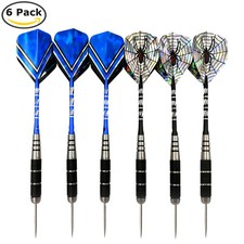2 Sets Steel Tip Darts Barrel Aluminum Shafts Professional Dart Set - 6PCS Total picture