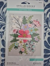 Spellbinders BE BOLD BLOOMS Floral Flowers Metal Cutting Dies S5-502 picture