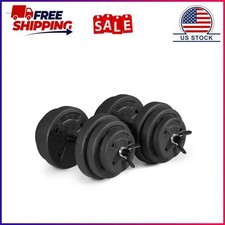 CAP Barbell 50 lb Adjustable Vinyl Dumbbell Set picture