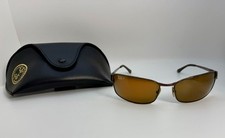 Ray-Ban RB3269 014/57 63-18 Polarized Sunglasses Brown Made in Italy w/ Case picture