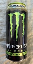 NEW FLAVOR MONSTER ENERGY VANILLA SHOT FLAVOR DRINK ZERO SUGAR 16 FL.OZ CAN picture