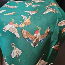 CRANSTON VIP Cotton Fabric Green MALLARD DUCK Print 3 Yards 45