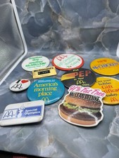Vintage McDonald's Pinback Buttons Lot Of 10  picture