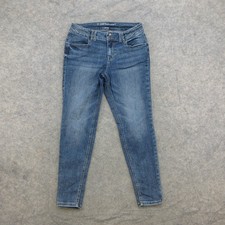 m jeans by maurices Women's L Reg Medium Wash Mid-Rise Skinny Stretch Jeans picture