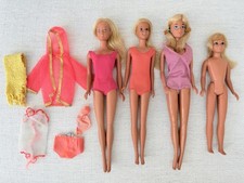 Vintage 1974 Lot Mattel Barbie Doll Sunset Malibu PJ Skipper Francie Stacey picture