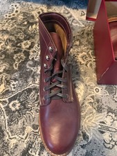 Wolverine 1000 Mile W00137 Cordovan Leather Boots Men's 10.5 D Made USA picture