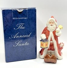 Royal Copenhagen 2001 Annual Santa FIRST ISSUE Santa Goes Skiing Figurine W/ BOX picture