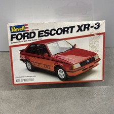 Revell Ford Escort XR-3 1/25 Model Kit #7317 1981 Complete Open Box picture