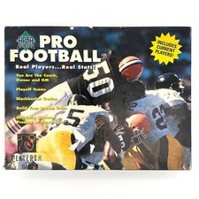 1996 APBA Pro Football Game 8 Playoff Teams Complete Cards Vintage Manual Dice picture