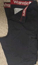 Wrangler ATG Men's Black Cargo Pants Straight Leg 40W 40/30 Nylon/Elastane  picture