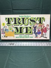 Vintage TRUST ME Board Game - 100% COMPLETE - Parker Brother  picture