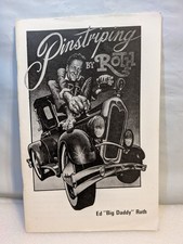 Pinstriping by Roth Ed Roth Rat Fink Hot Rod Kustom Art OOP - Paperback Book picture