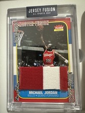 2021 Jersey Fusion Michael Jordan 1/1 Master Fusion Fleer Decades picture