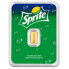 2026 PAMP Sprite 1 Gram Gold Proof-Like Bar in TEP picture