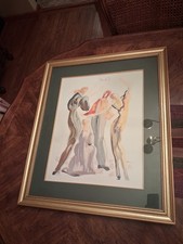 Original Salvadore Dali 1957 Painting  Titled 