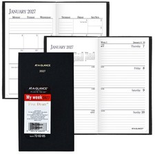 2027 At-A-Glance 72-02-05 Fine Diary Weekly Monthly Planner, 3 x 6