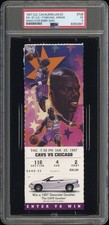 1997 Cavs vs Bulls Ticket Jordan Dunk On Bobby Sura -  POP 1, Only 3 Higher picture