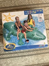 Vintage Intex The Wet Set Alligator Pool Float 58562 Giant Gator 84x50 NIB picture