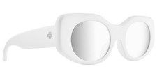 Spy Optics Hangout Matte White Retro Geometric Sunglasses - 6700000000178 picture