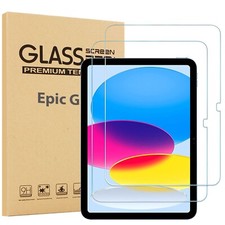 2 PCS For 2025 iPad (A16) 11-inch 11th Gen Tempered Glass Screen Protector Saver picture