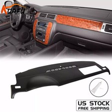 HARD DASHBOARD Dash Cover Cap Black For 2007-2014 Avalanche Suburban Tahoe Yukon picture
