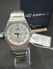 Casio Edince Men's Silver Dial Stainless Steel Sports Watch EFR-S108D-7AVUEF picture